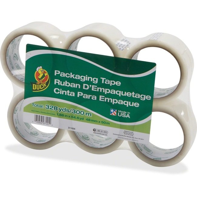 Shurtape Technologies Duck Brand Tape 1.88X55YD1.9 MIL Clear DUC240053