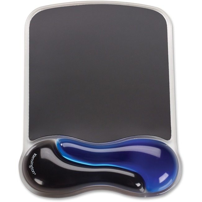 ACCO Brands Kensington Wristrest Msepad Gel Be/Bk KMW62401