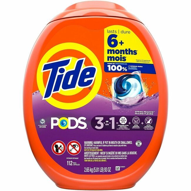Procter & Gamble P&G Professional / product-specific brand TIDE LQ PODS SM 112 PGC03250CT