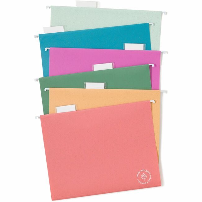 U Brands Folder Hang Ueco Assorted 12 Pack UBR6596U0112
