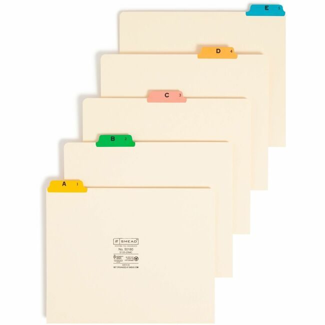 Smead Manufacturing Co. Guide File Manila Letter A-Z SMD50180