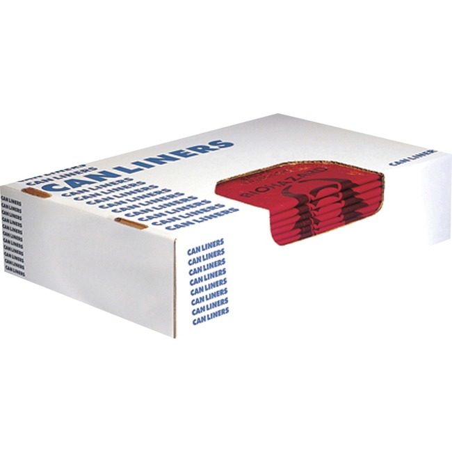 Heritage Bag / Novolex Liner Can Health 30X43 Red HERA6043PR