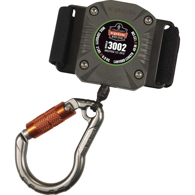 Ergodyne Lanyard Retractable Gray EGO19302