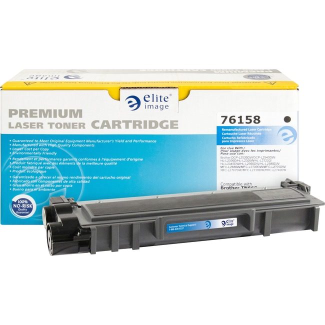Elite Image Crtdg Lsr BRT TN660 Black ELI76158