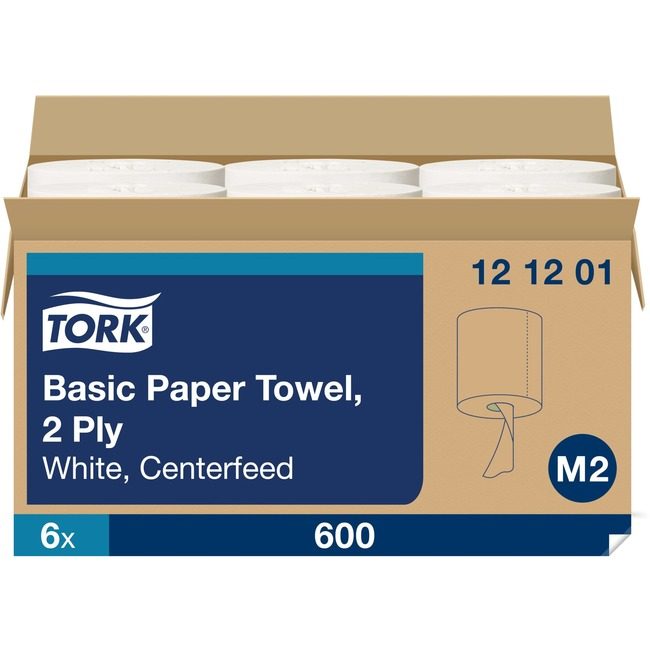 Essity Tork Centerfeed Towel 2PLY White TRK121201