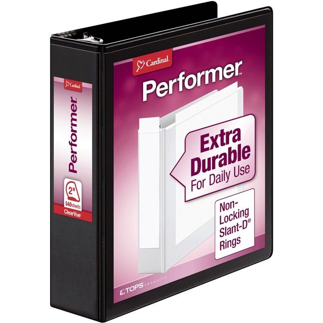 TOPS Products / Cardinal Brands Binder Xtrvle Vue D-Rng 2 CRD17501CB