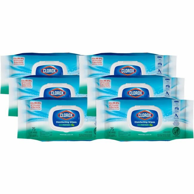 CloroxPro / Clorox The Clorox Company CloroxPro / Wipes Dsnfct Flxpk Frscnt CLO31430PL