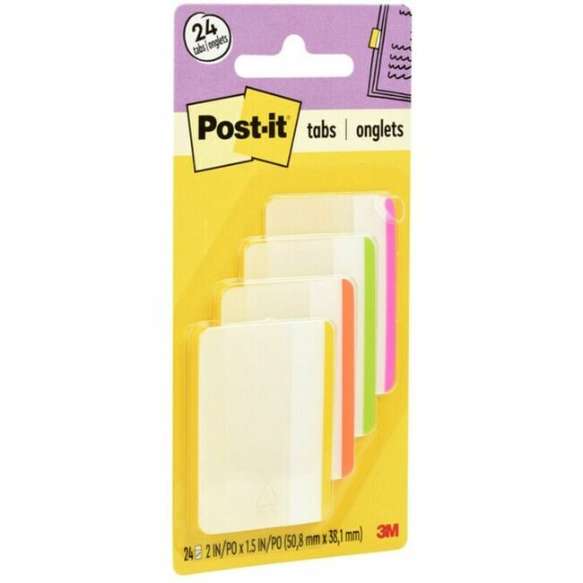 3M Company Tab File Post-It 2" Bright MMM686F-1BB
