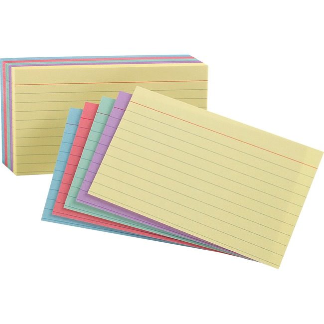 TOPS Products / ACCO legacy Oxford Card Index 4X6 Rainbow Pack OXF34610