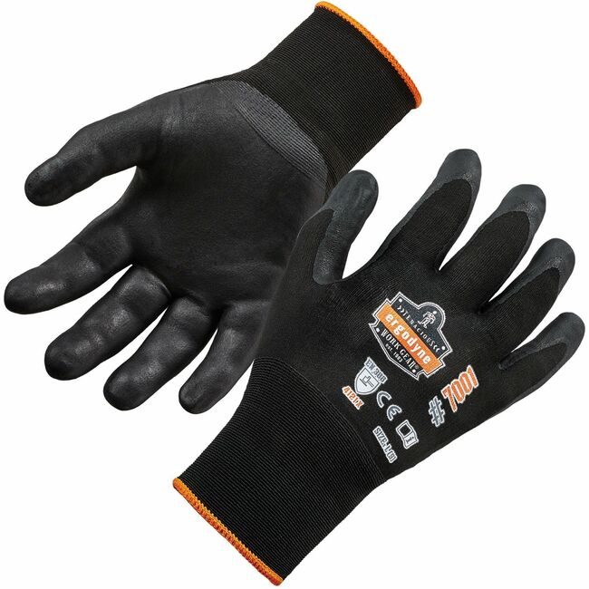 Ergodyne Glove Coated Nitrile Black XS EGO17951