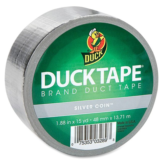 Shurtape Technologies Duck Brand Tape Chrome 1.88X15YD DUC1303158RL