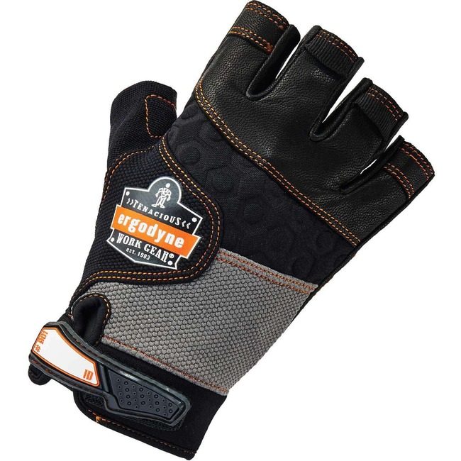 Ergodyne Gloves Impact Leather S Bck EGO17782
