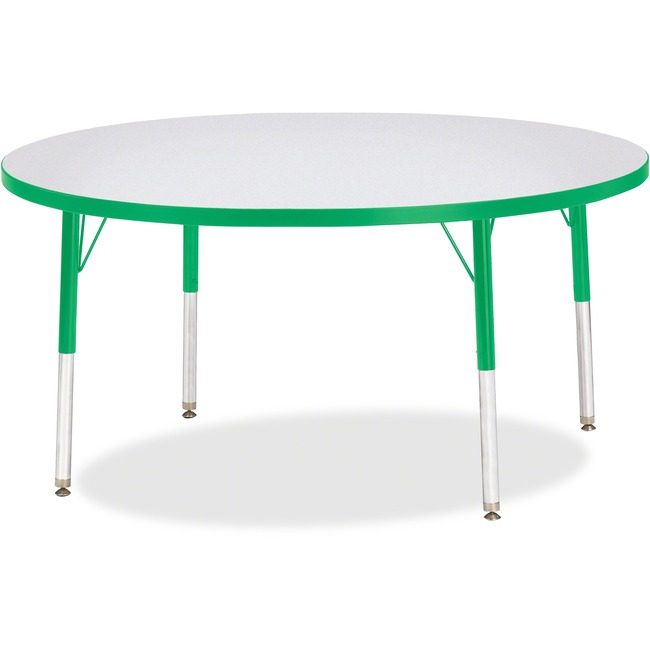Jonti-Craft, Inc. Table Activity 48"RND Gy/Gn JNT6433JCE119