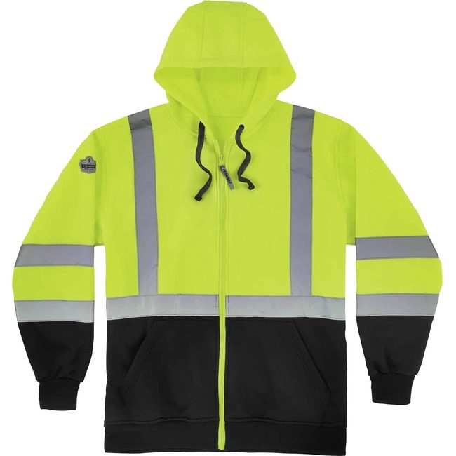 Ergodyne Sweatshirt Hooded L Lime EGO21844
