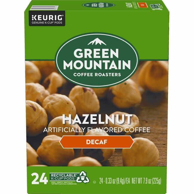 Keurig Dr Pepper / Green Mountain Coffee Roasters Kcup Hazelnutdecaf 24BX GMT7792