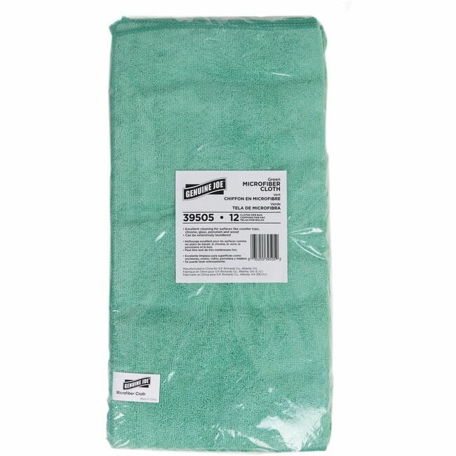 Genuine Joe Cloth Microfiber Gen Green GJO39505CT
