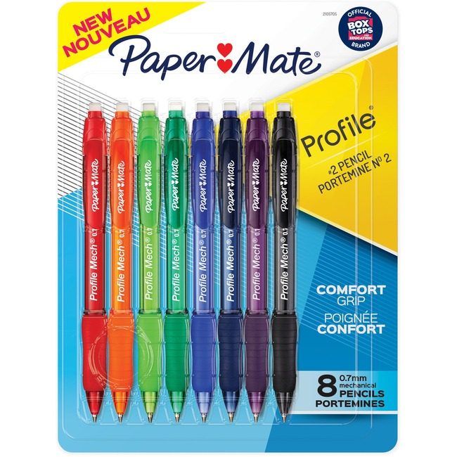 Newell Brands Paper Mate Pencil Mech .7MM Asstd 8 Pack PAP2105705