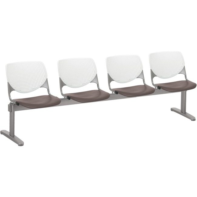 KFI Seating Beamseat 4SEAT White/Brown KFI2300BEAM4818