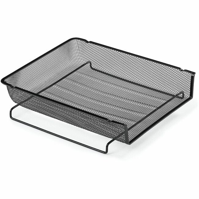 Lorell Tray Mesh Letter Black LLR84134CT