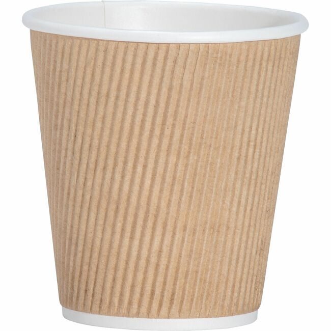 Genuine Joe Cup Ripple Hot 10OZ GJO11256