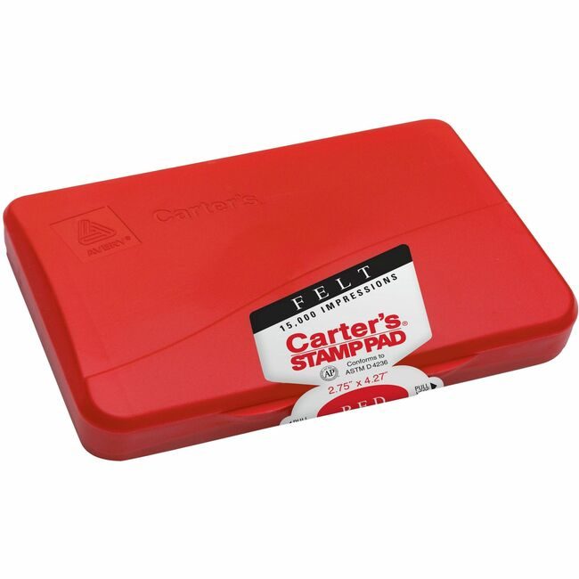 Avery Products Corporation Pad Stamp Felt SZ 1 Red AVE21-071