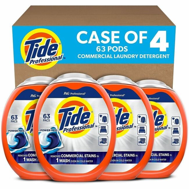 Procter & Gamble P&G Professional / product-specific brand Detergent Tidepro Pods 63 PGC14117CT
