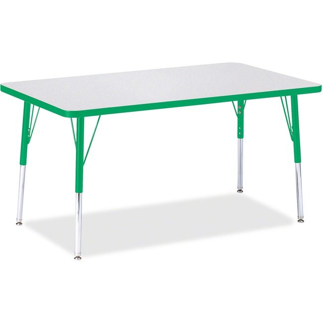 Jonti-Craft, Inc. Table Rectangle 30X48 Gy/Gn JNT6473JCA119