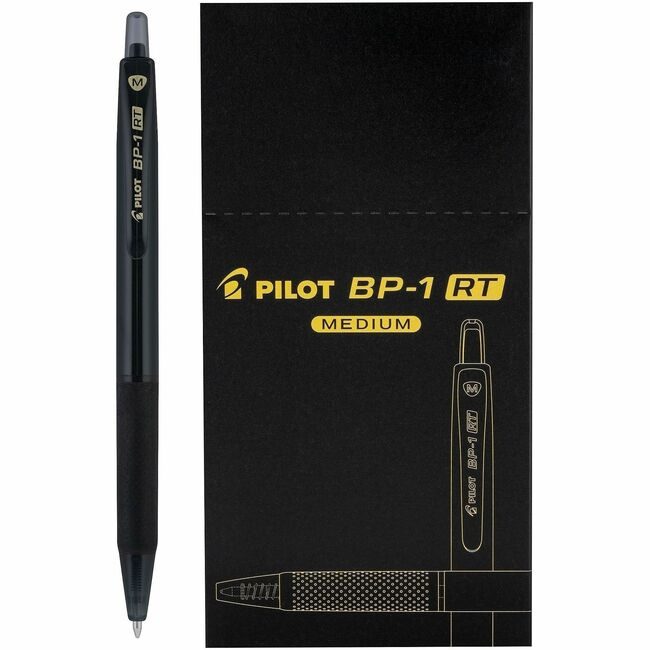 Pilot Corporation of America Pen Ballpoint BP1RT Black Medium PIL21634