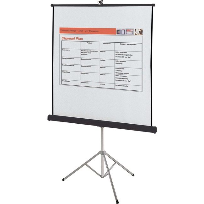ACCO Brands Quartet Screen Tripod 70X70 Mat.We QRT570S