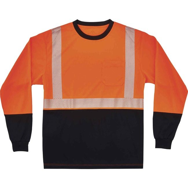 Ergodyne T-Shirt Long Sleeve 2X Orng EGO22686