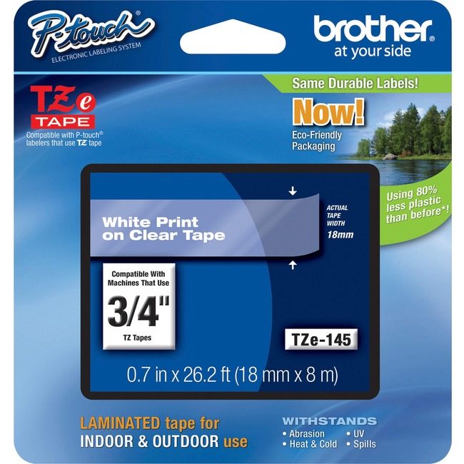 Brother International Cartridge Tape 3/4" We/Cl BRTTZE145
