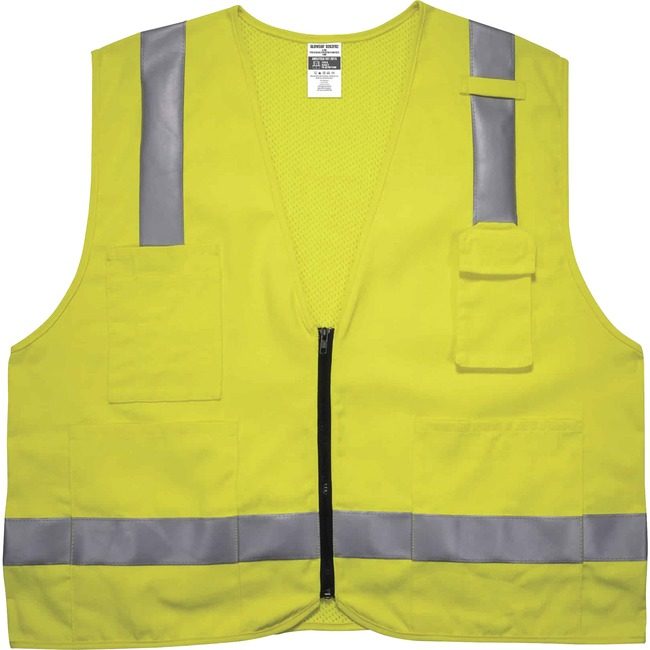 Ergodyne Vest Fr Surveyor 2X/3X Lime EGO21487
