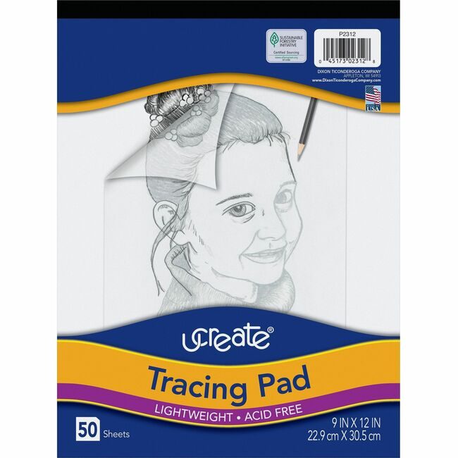 Pacon Corporation Pad Paper Tracing 9X12 50SH PAC2312