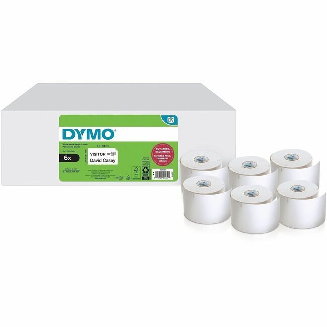 Newell Brands DYMO Label Lw 2-1/4X4 250 Count 6 Pack DYM2229753