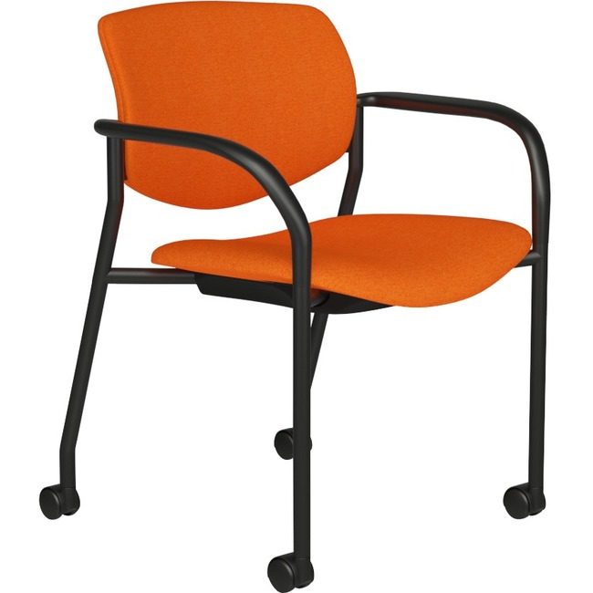9to5 Seating Chair Stack W/ Arms Casters Bl NTF1215A18BFP19