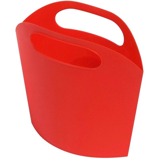 Deflecto Tote Mini W/Handle Red DEF39501RED