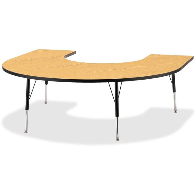 Jonti-Craft, Inc. Table Horseshoe 60X66 Ok/Bk JNT6445JCA210
