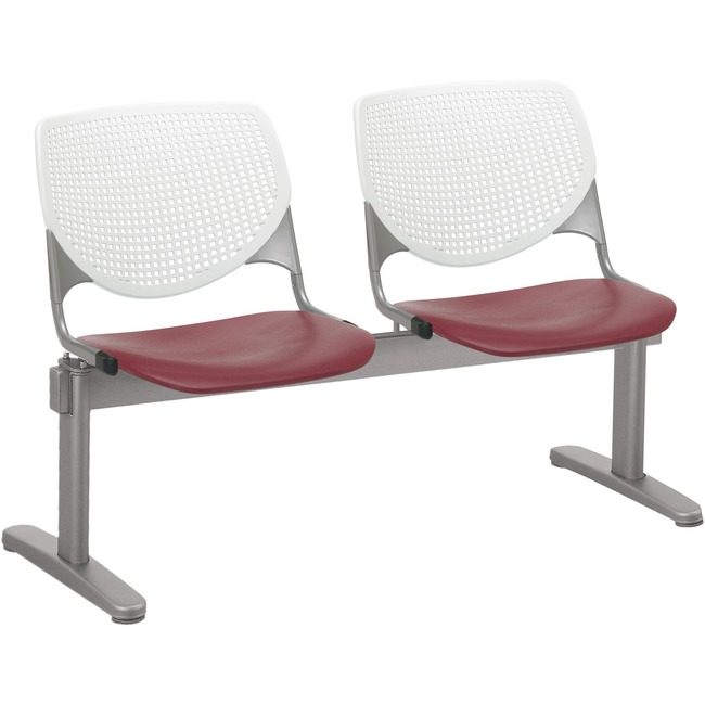 KFI Seating Beamseat 2SEAT White/Brgndy KFI2300BEAM287