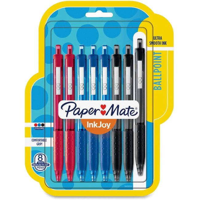 Newell Brands Paper Mate Pen INKJOY 300RT 1.0MM 8 Pack PAP1945918