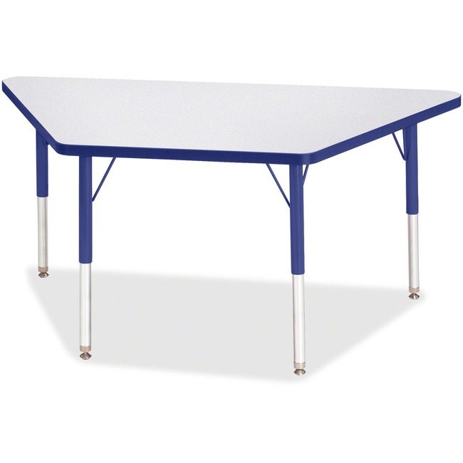 Jonti-Craft, Inc. Table Trapezoid 24X48 Gy/Be JNT6438JCE003