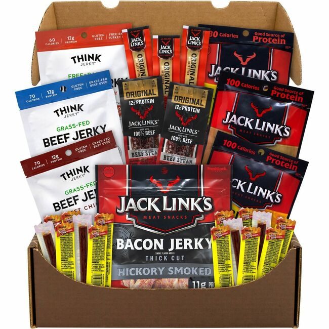 Varies / verify SKU SKU-LEVEL VERIFICATION REQUIRED Snack Box Beef Jerky GRR70000020