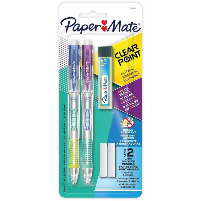 Newell Brands Paper Mate Pencil Mch Clrpnt 0.7MM 2 Count PAP2221451