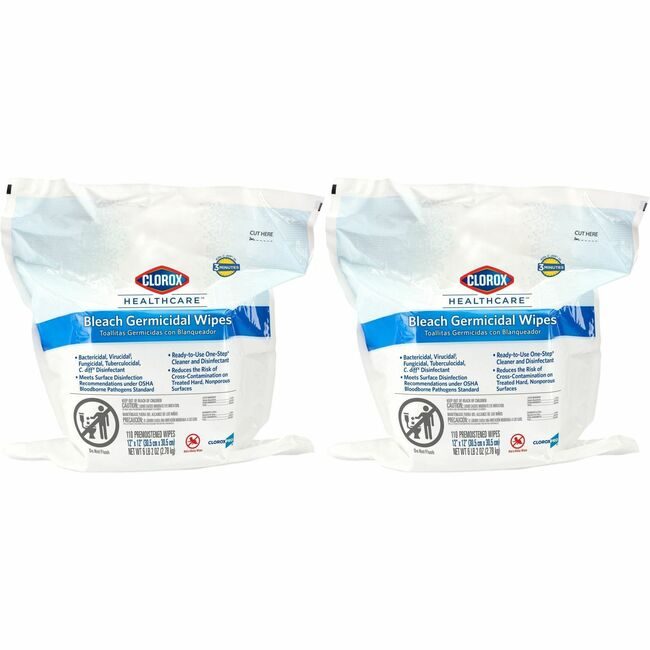CloroxPro / Clorox The Clorox Company CloroxPro / Wipe Germicdl Refill 110 Count CLO30359BD