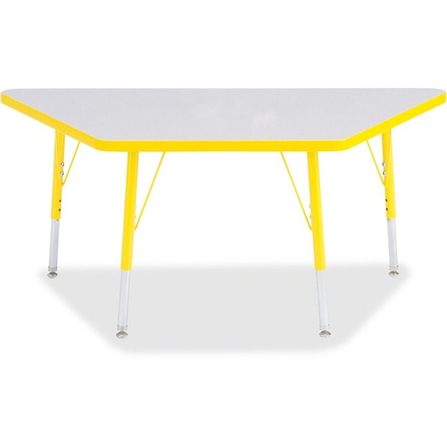 Jonti-Craft, Inc. Table Trapezoid 24X48 Gy/Yw JNT6438JCE007