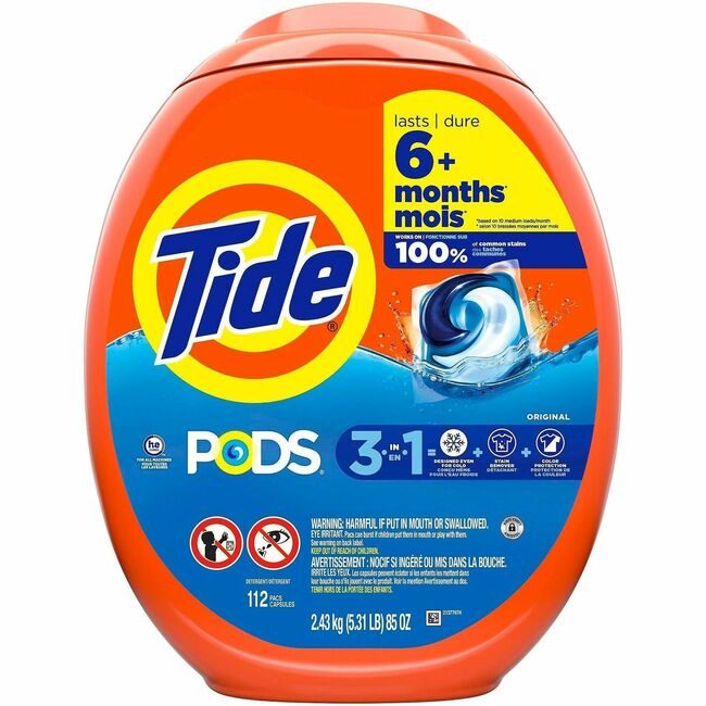 Procter & Gamble P&G Professional / product-specific brand TIDE LQ PODS ORIG 112 PGC03243