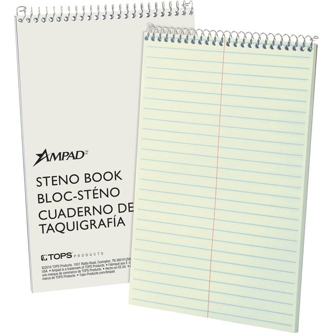 TOPS Products Book Steno Gregg 60SH Green TOP25270