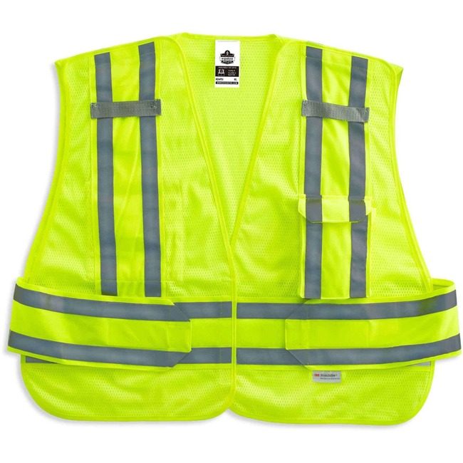 Ergodyne Public Sfty Vest XL/2X Lime EGO21366