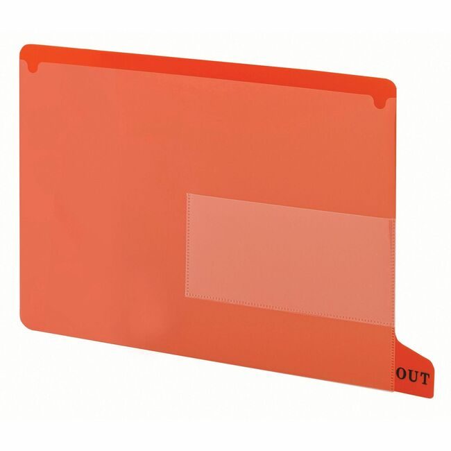 Smead Manufacturing Co. Guide Out Endtab Poly Red SMD61950