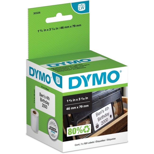 Newell Brands DYMO Label Vhs Top We 150RL 1 RL DYM30326