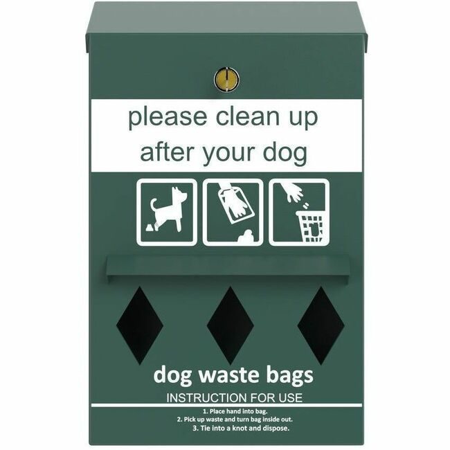 GRITT Commercial Furloo Pet Waste Roll Dispenser GRIFLO13RDG